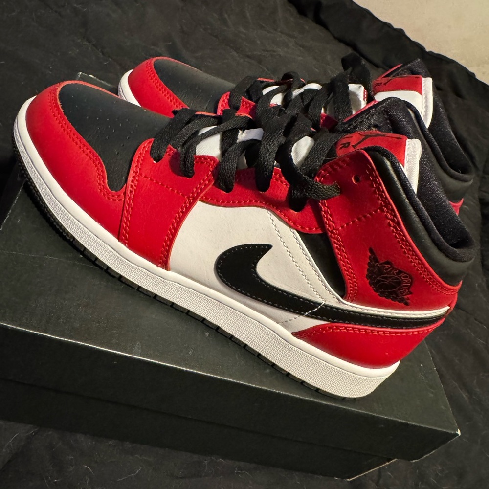Jordan Red and Black 1s.
